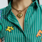 Oversized Green Fun Shirt