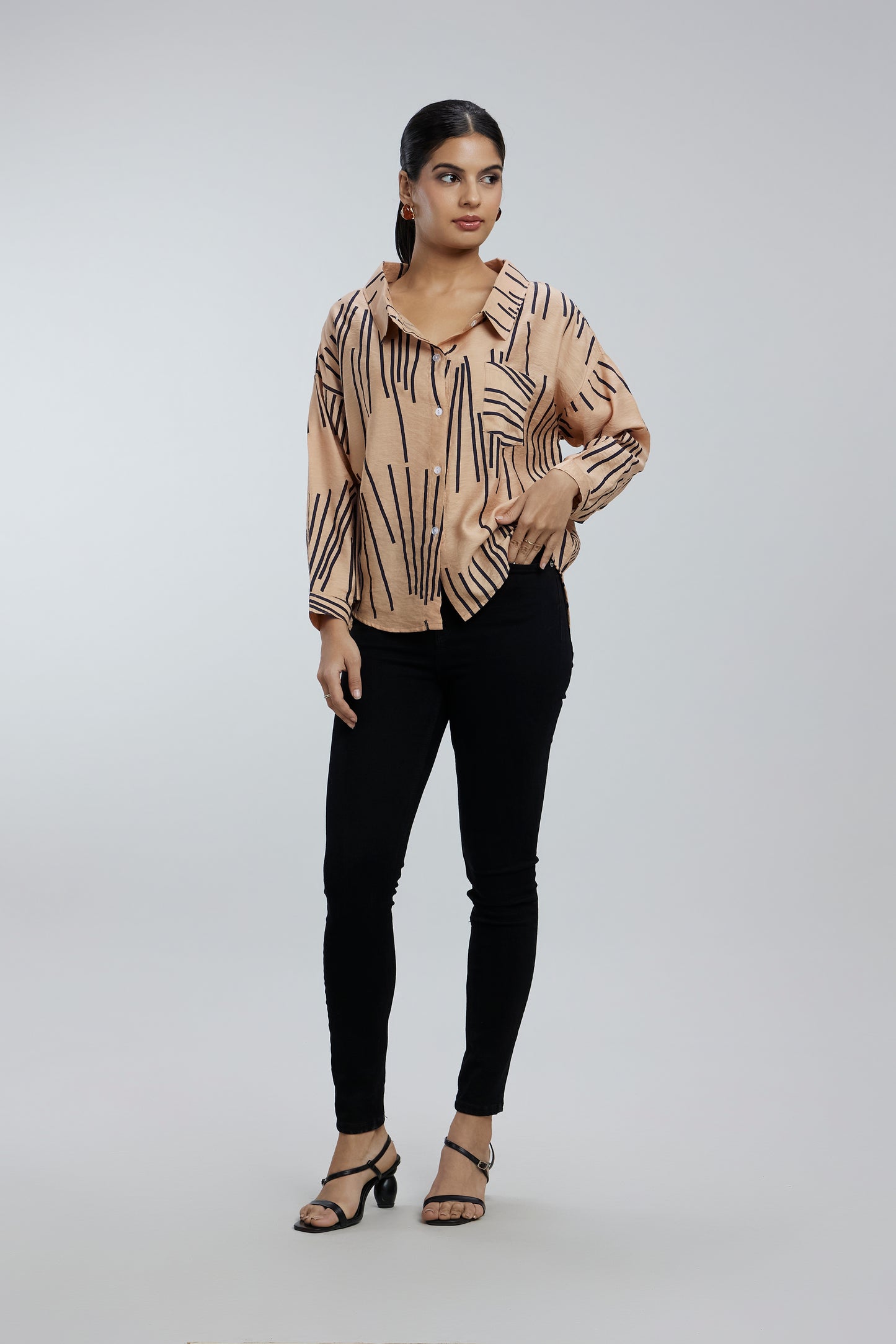 2 Sided Collar Button Shirt