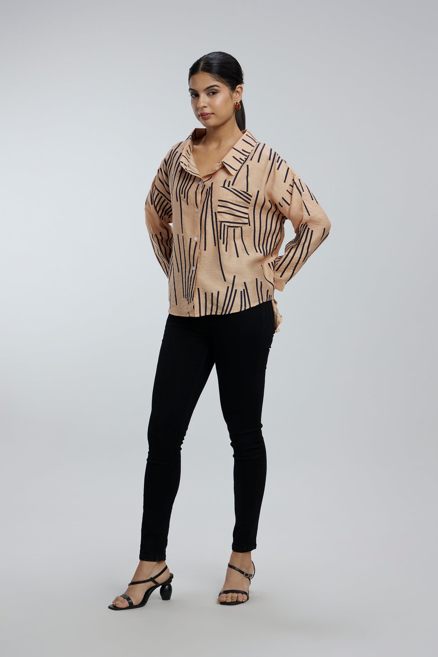 2 Sided Collar Button Shirt