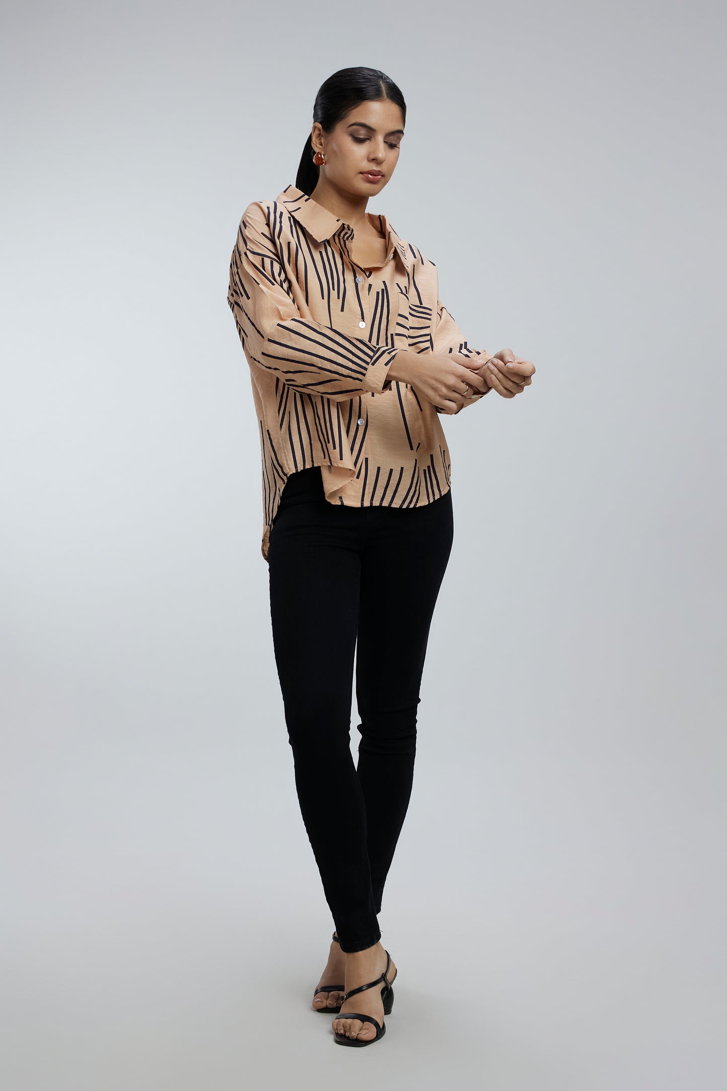 2 Sided Collar Button Shirt