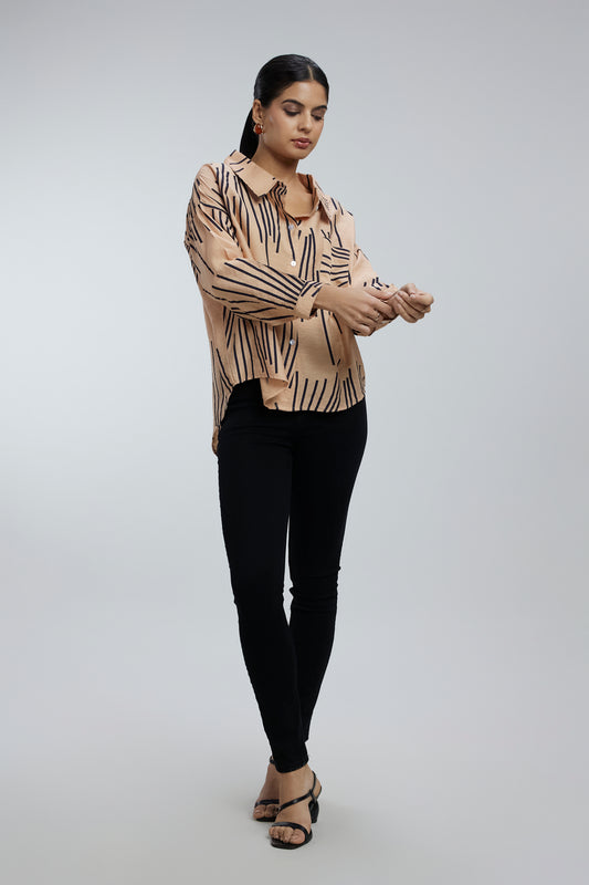 2 Sided Collar Button Shirt