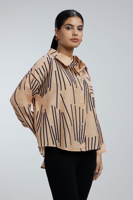 2 Sided Collar Button Shirt