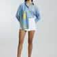 Colourful Smileys Oversized Shirt