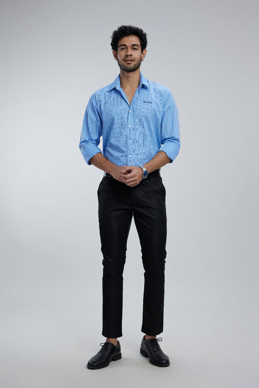 Regular fit checkered shirt