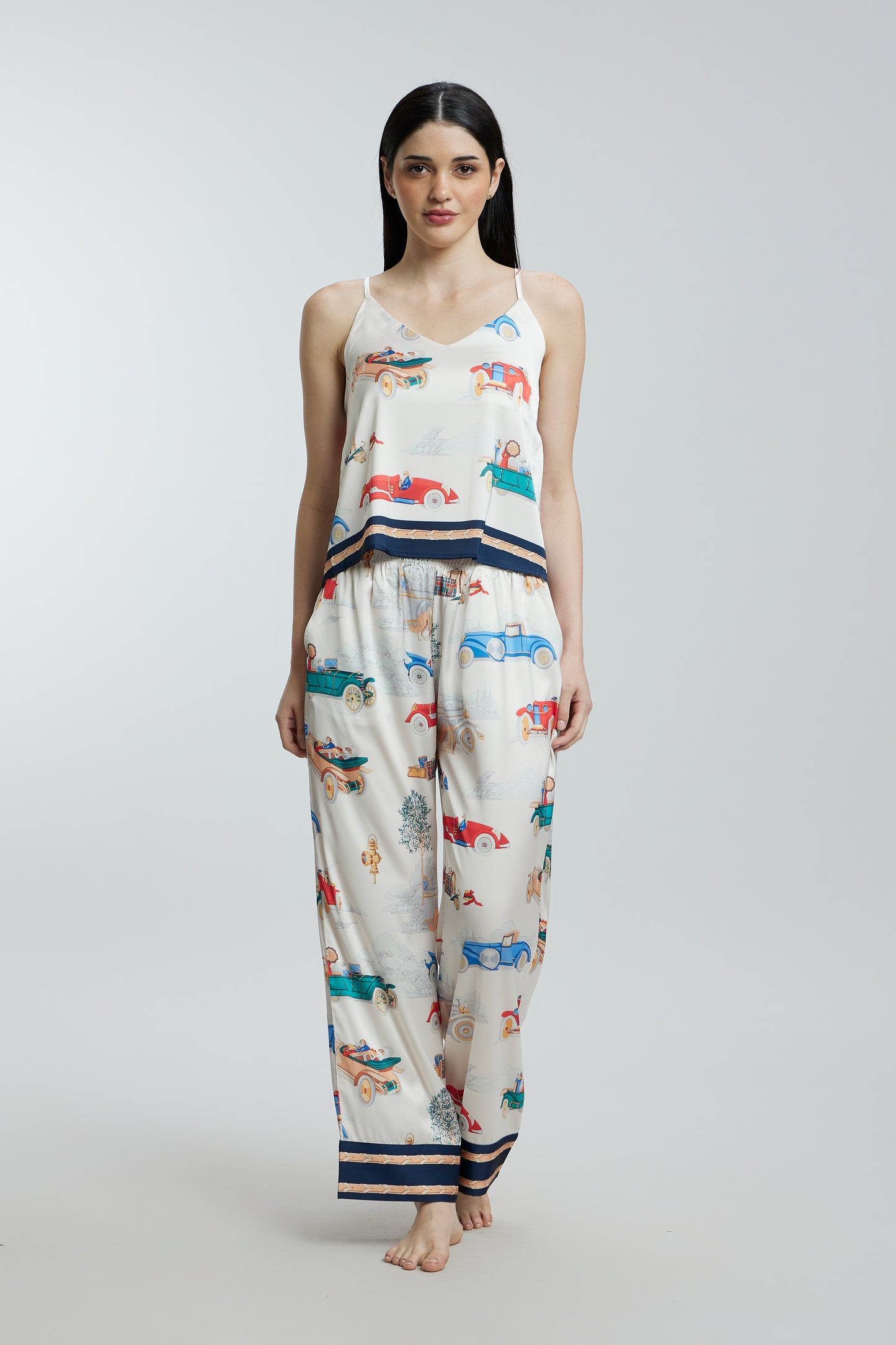 Fun Prints Satin Nightsuits