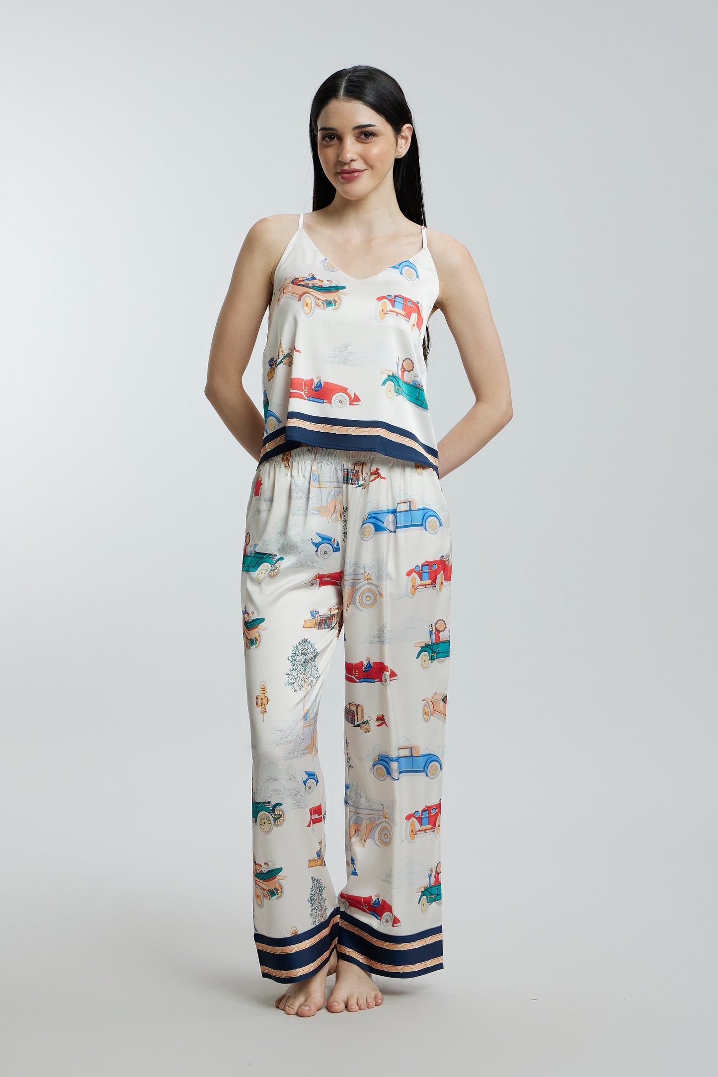 Fun Prints Satin Nightsuits