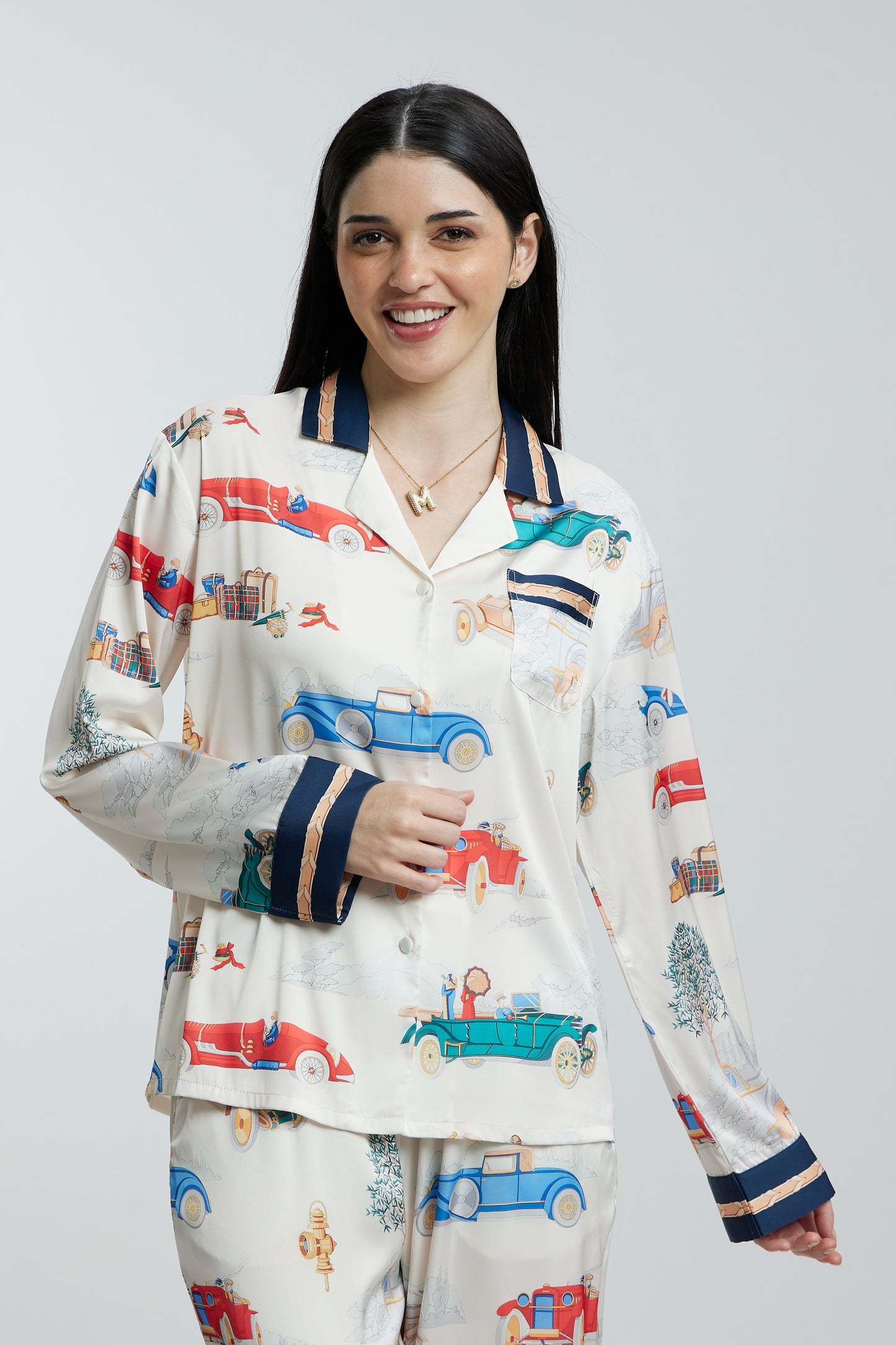 Fun Prints Satin Nightsuits