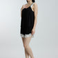 Stretchable paded Lace Nightsuit