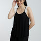 Stretchable paded Lace Nightsuit