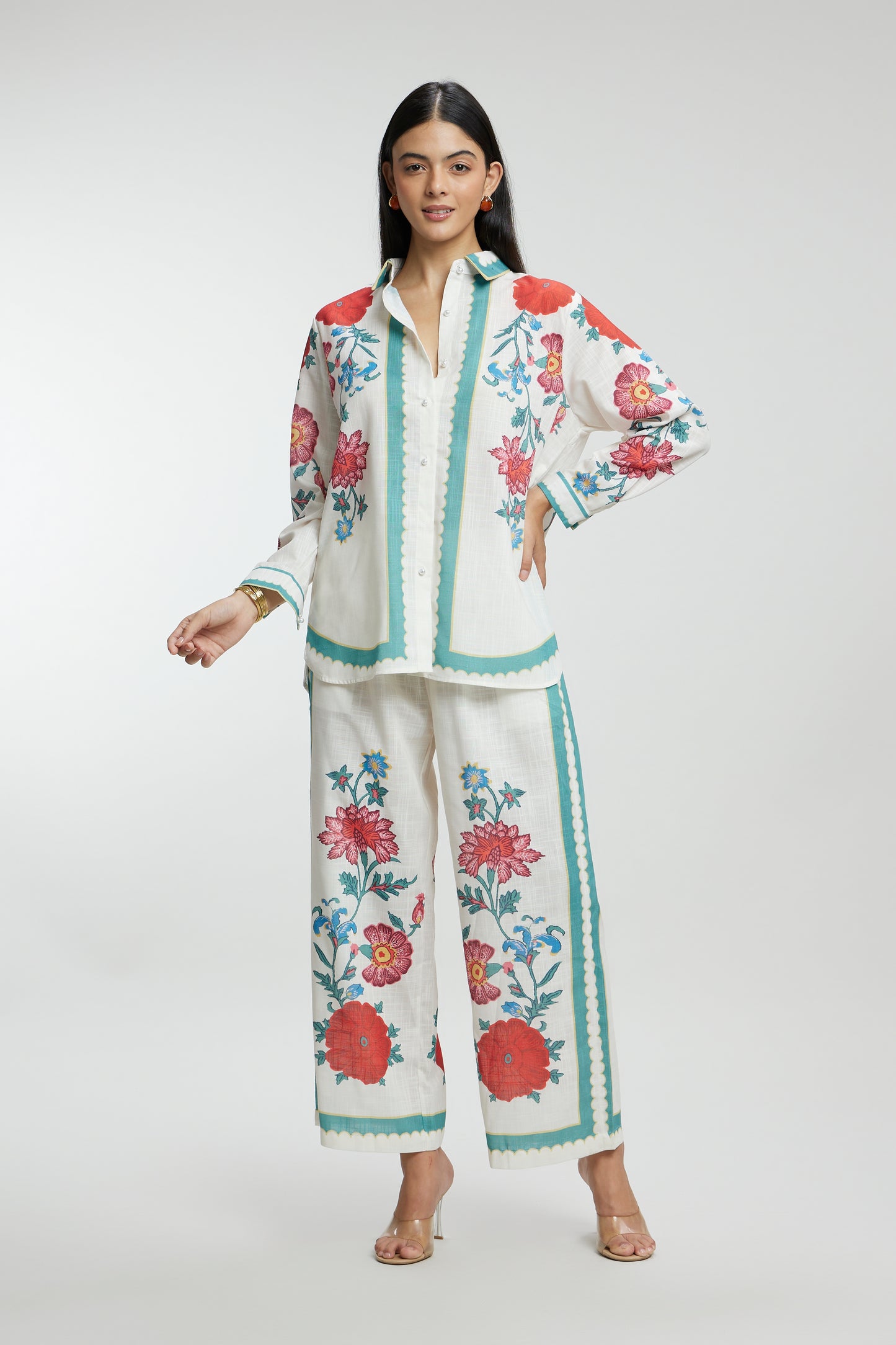 Floral Linen Co-ord Sets