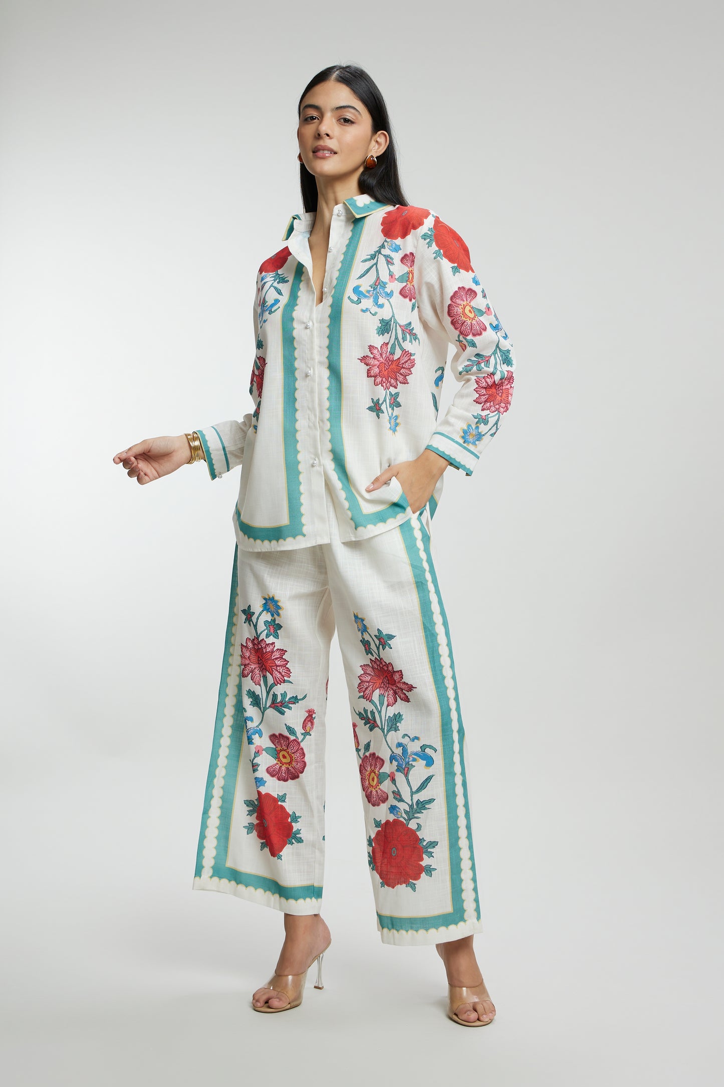 Floral Linen Co-ord Sets