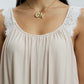 Stretchable paded Lace Nightsuit