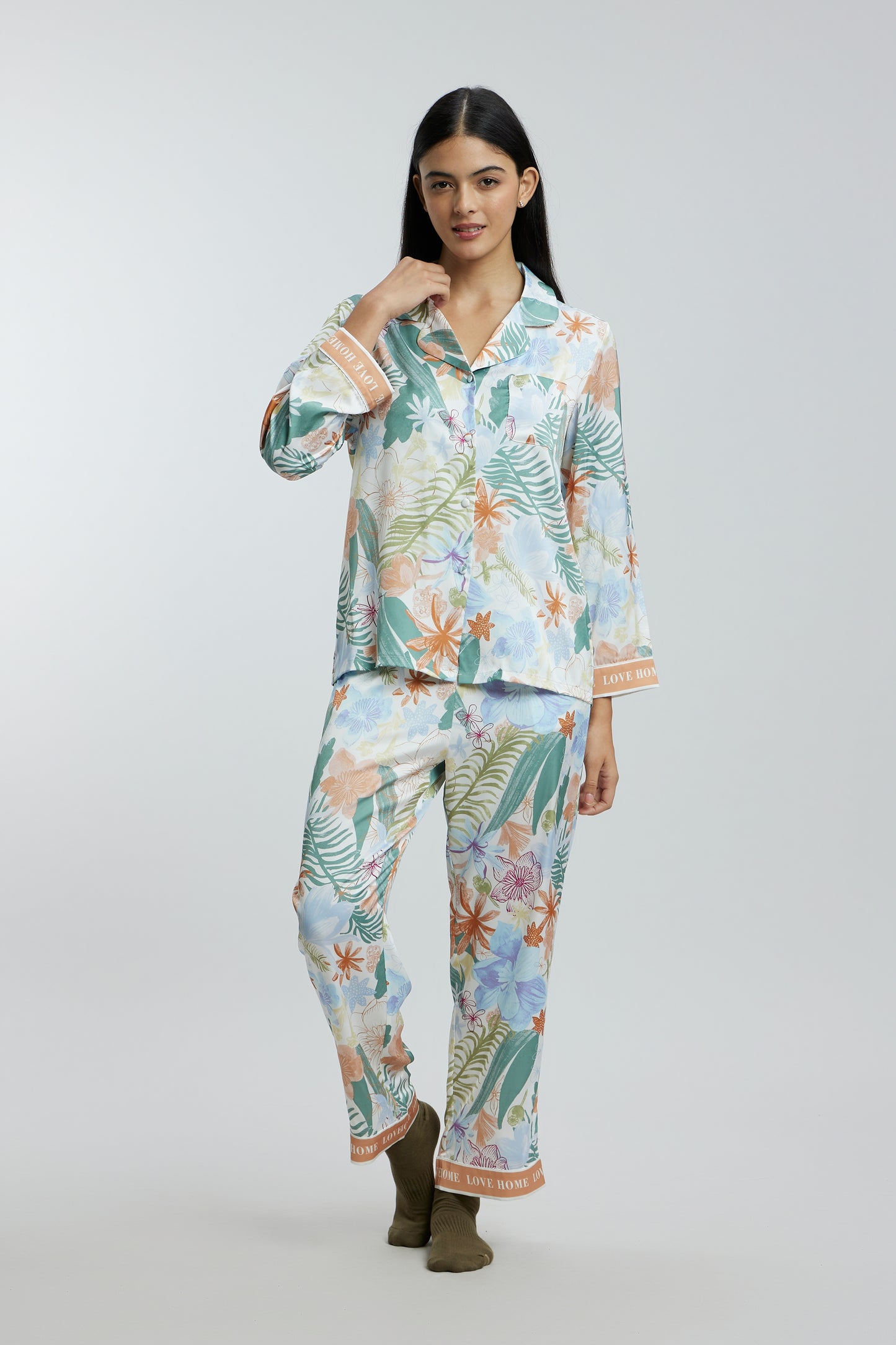 Fun Prints Satin Nightsuits