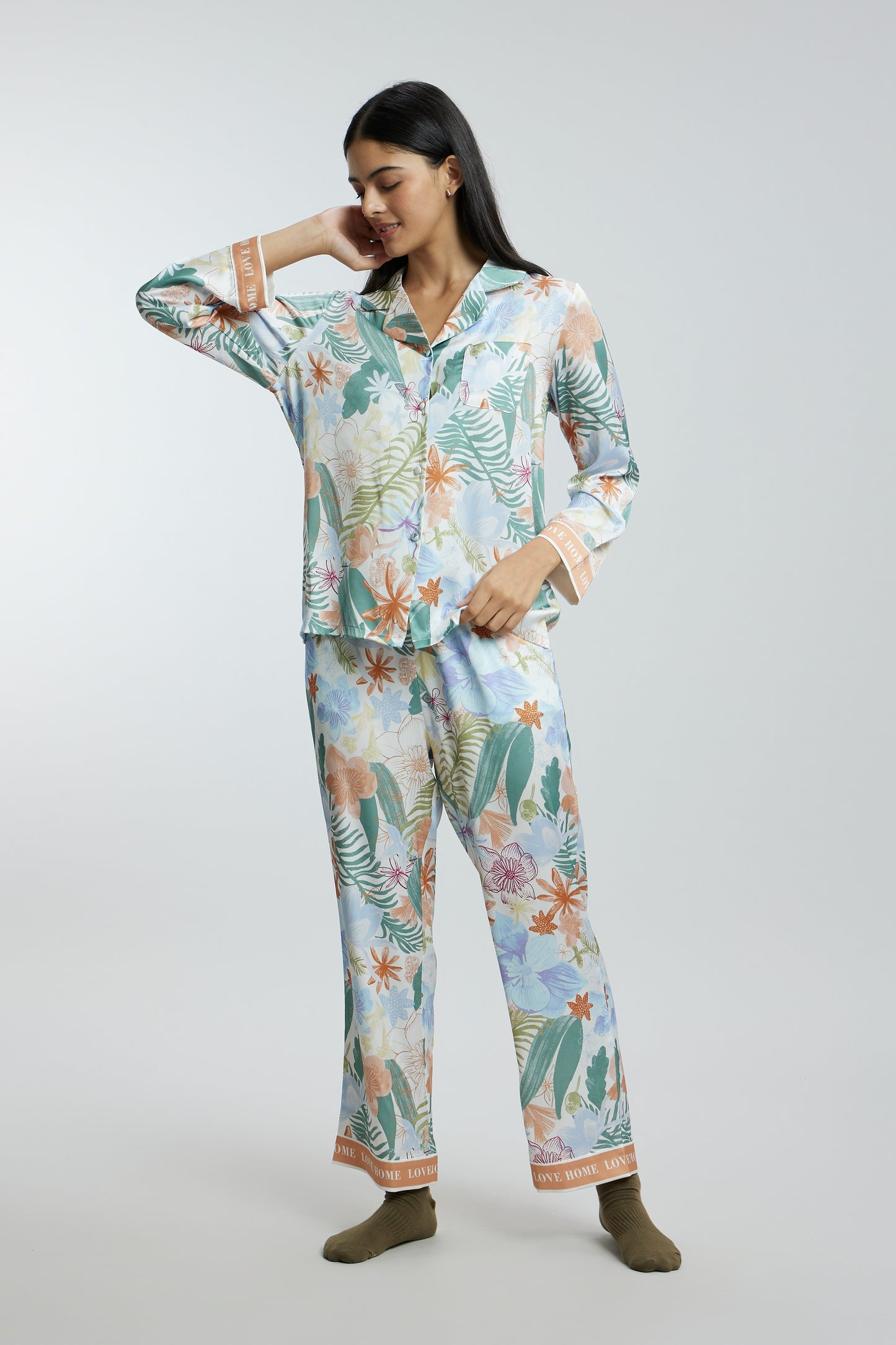 Fun Prints Satin Nightsuits
