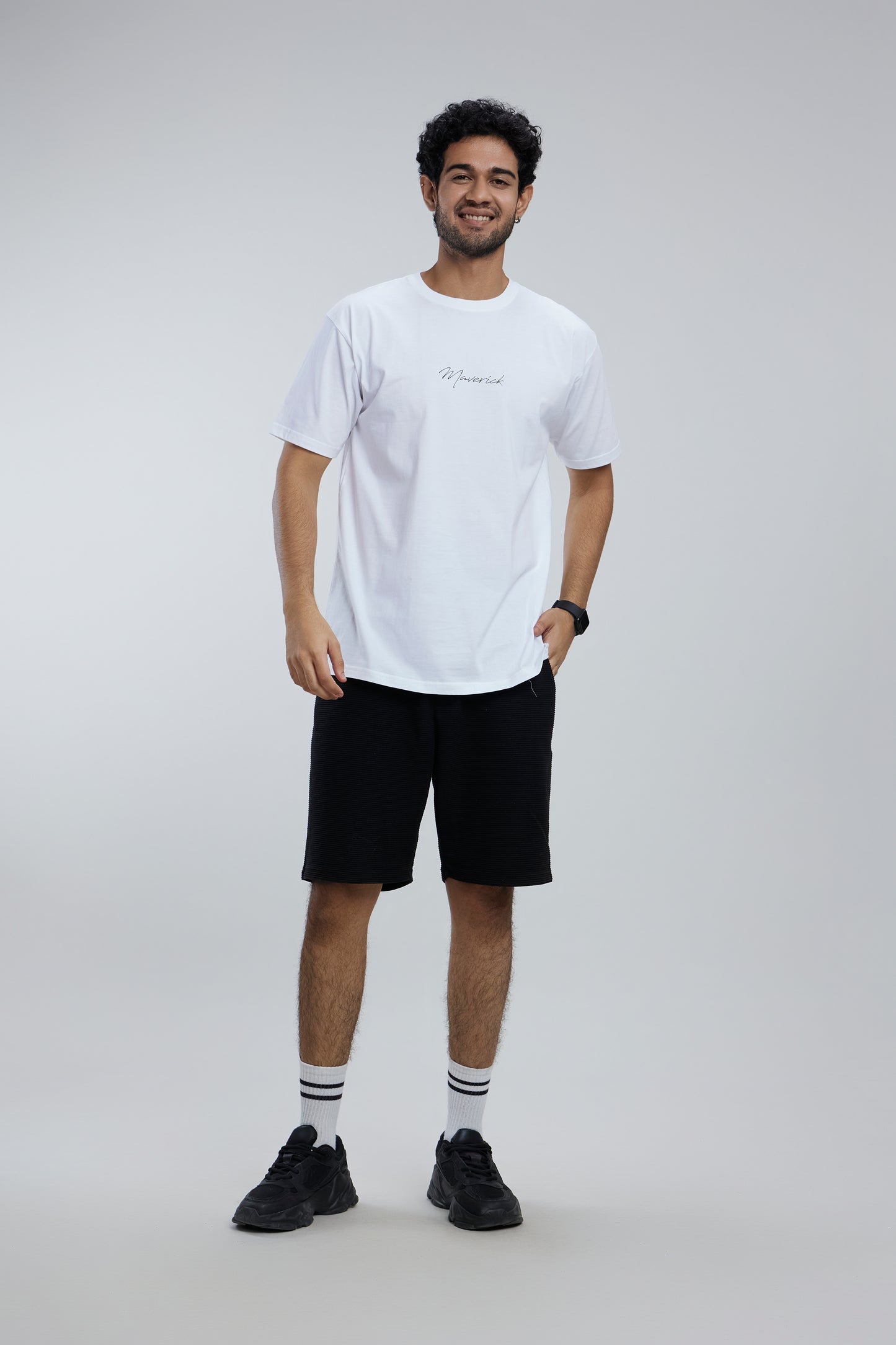 Cotton round neck T-shirt