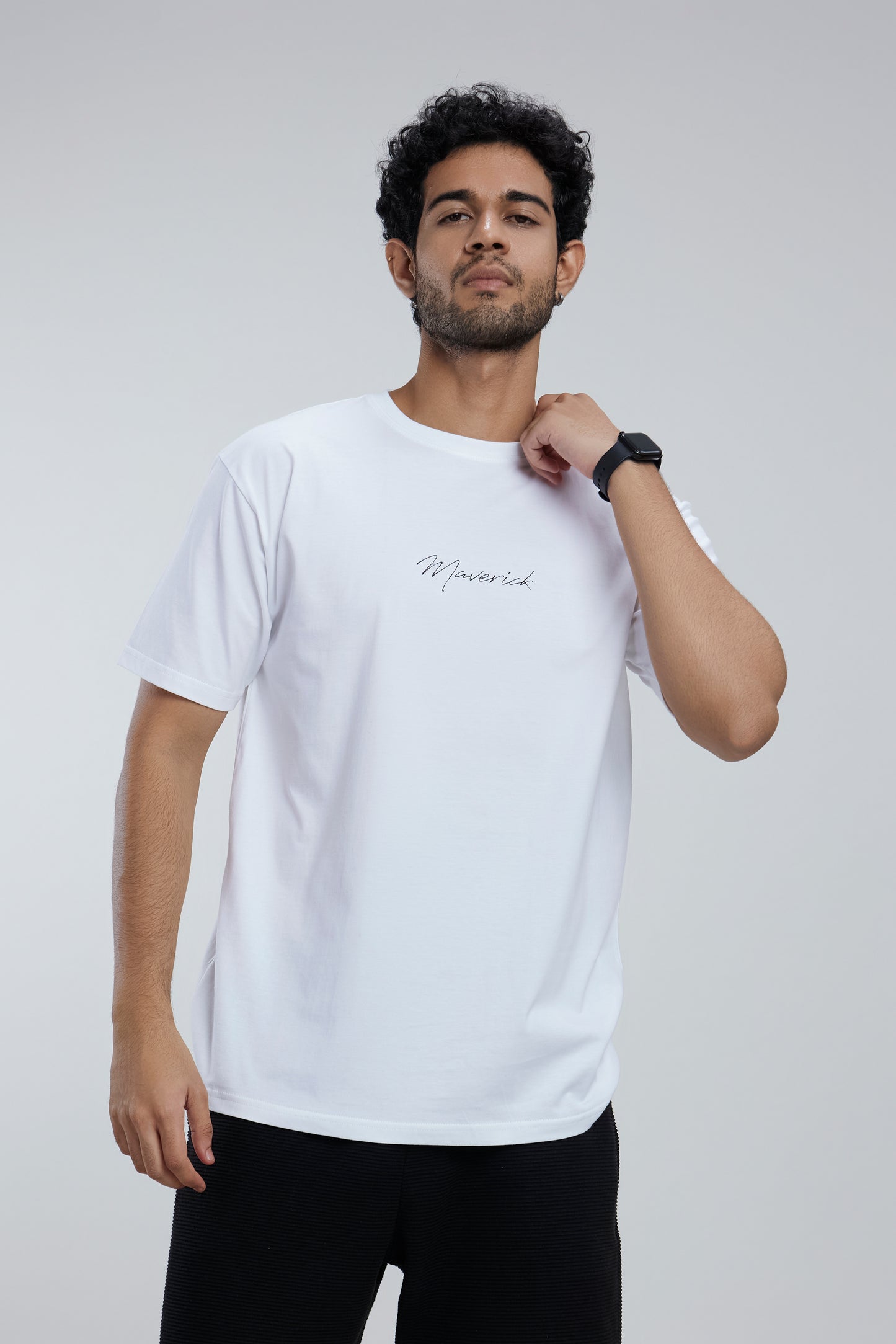 Cotton round neck T-shirt