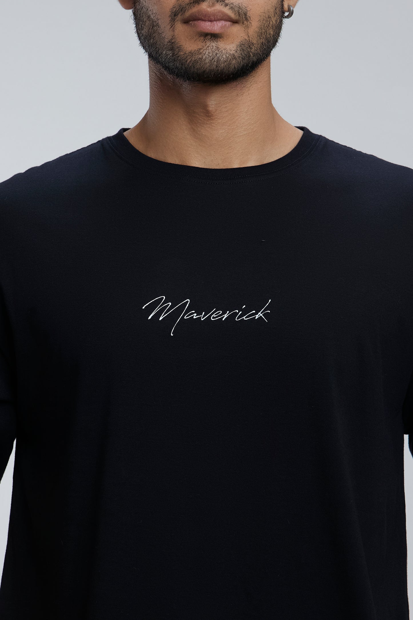 Cotton round neck T-shirt