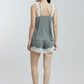Stretchable paded Lace Nightsuit