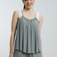 Stretchable paded Lace Nightsuit