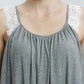 Stretchable paded Lace Nightsuit
