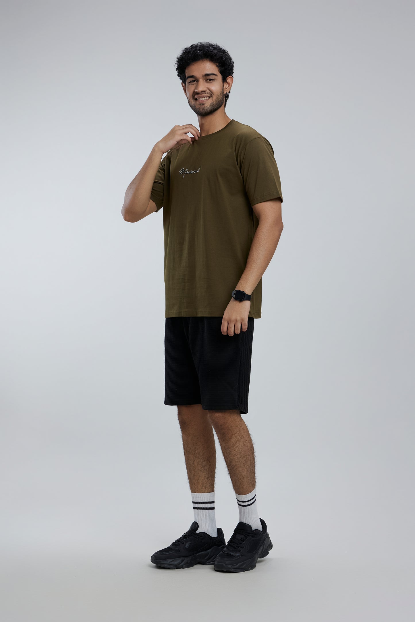 Cotton round neck T-shirt