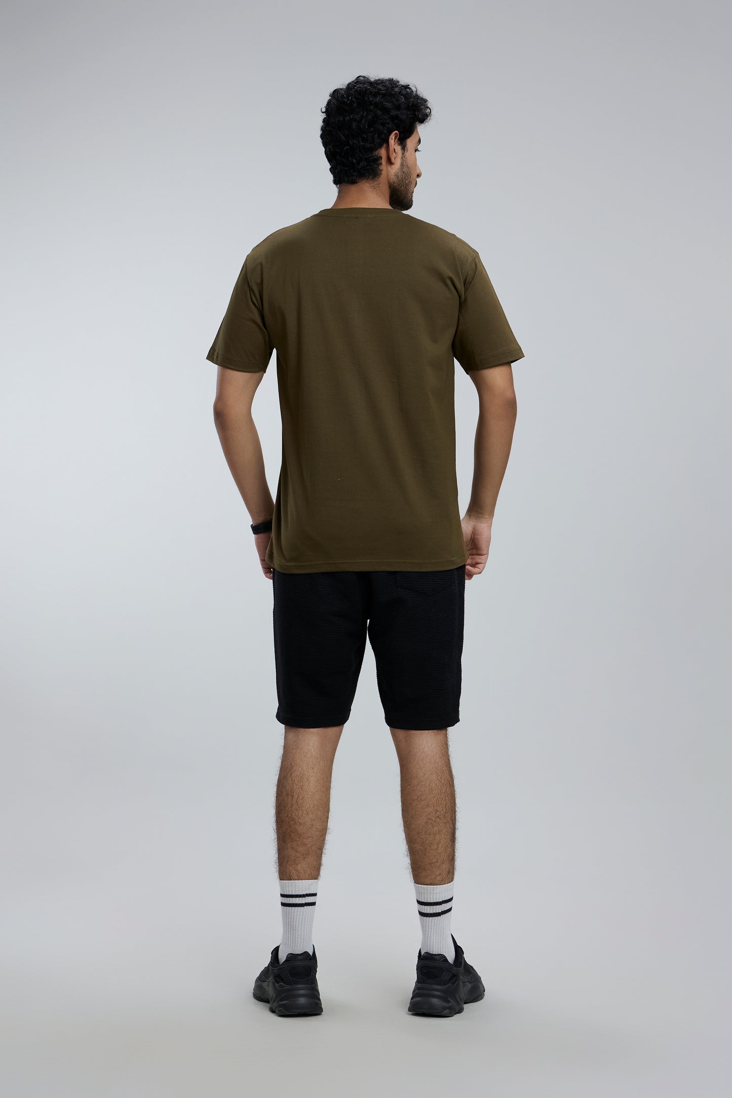 Cotton round neck T-shirt