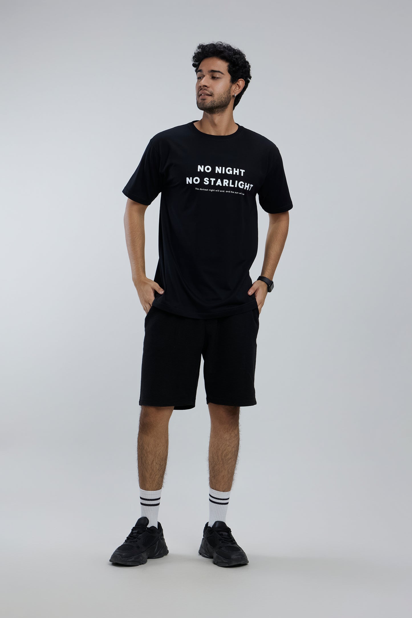 Cotton round neck T-shirt