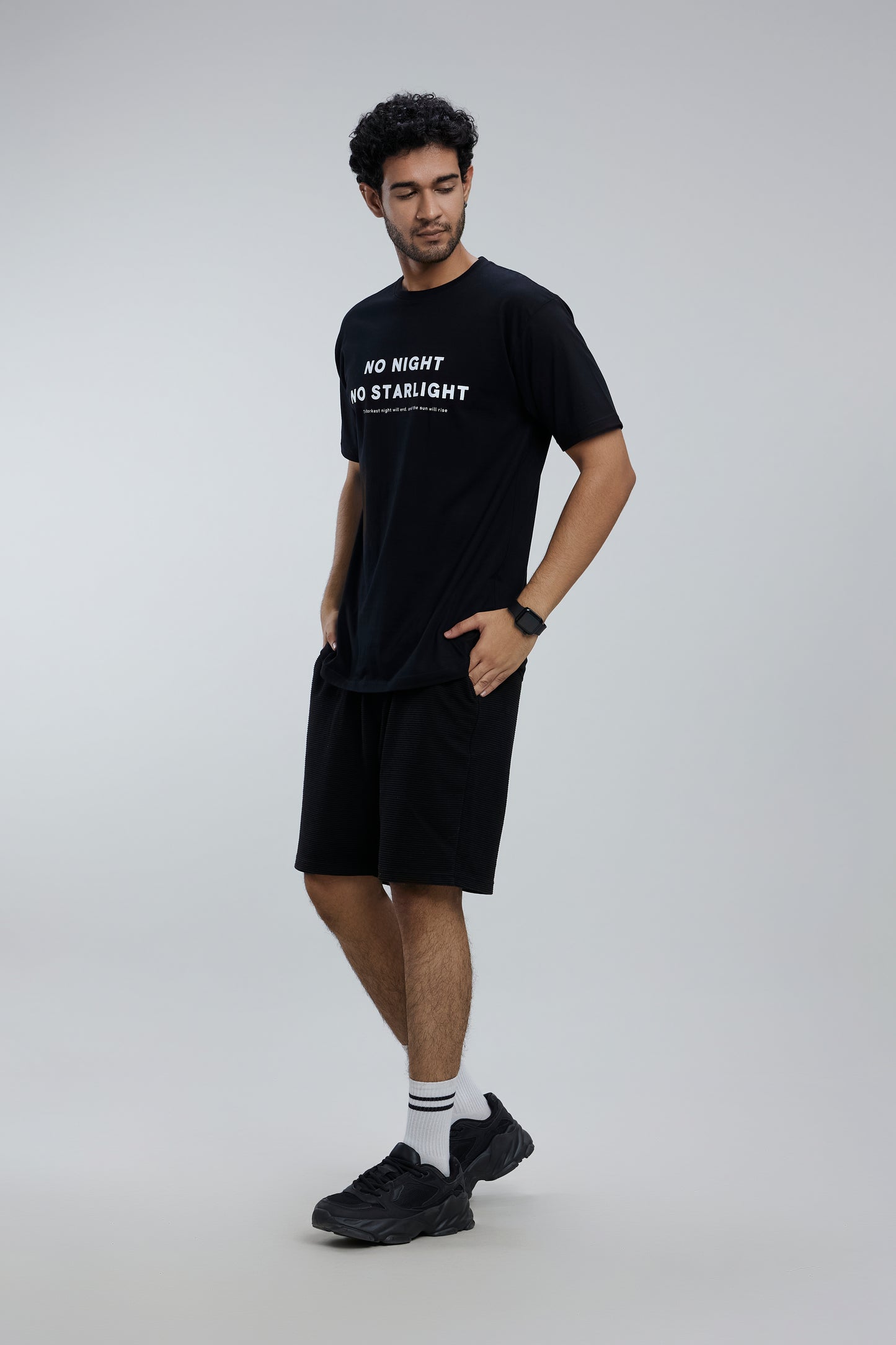 Cotton round neck T-shirt