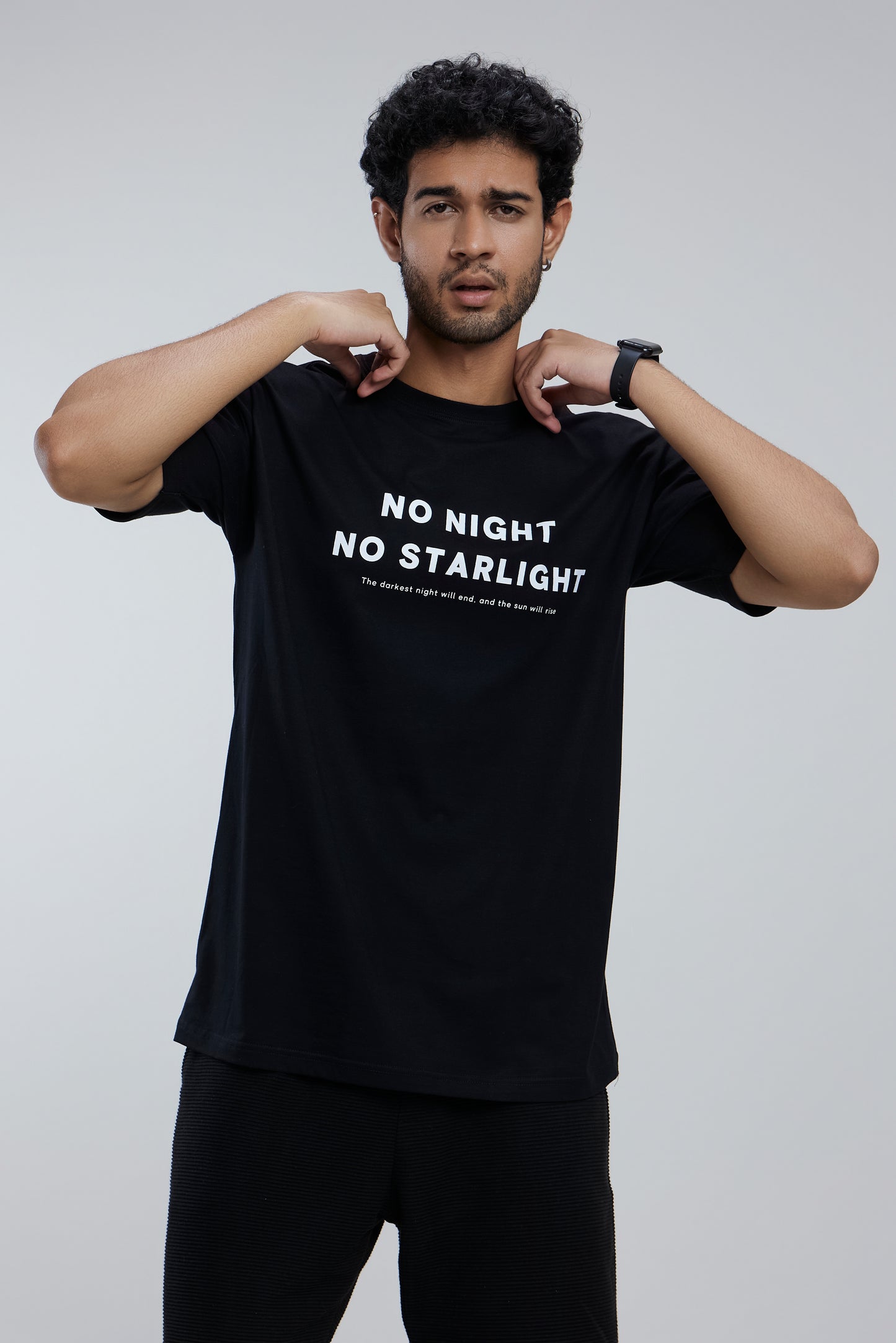 Cotton round neck T-shirt