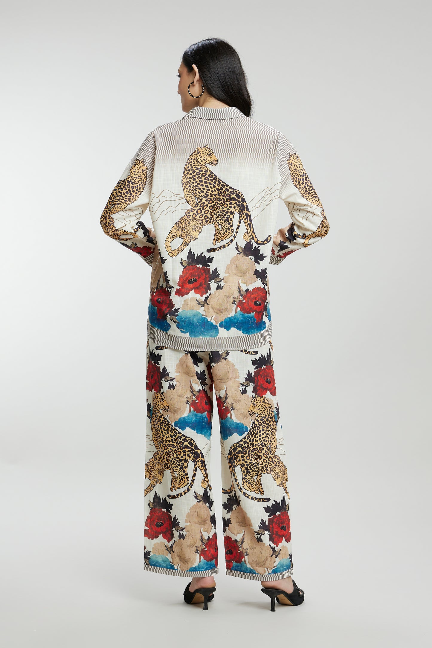 Cheetah Linen Co-ord Sets