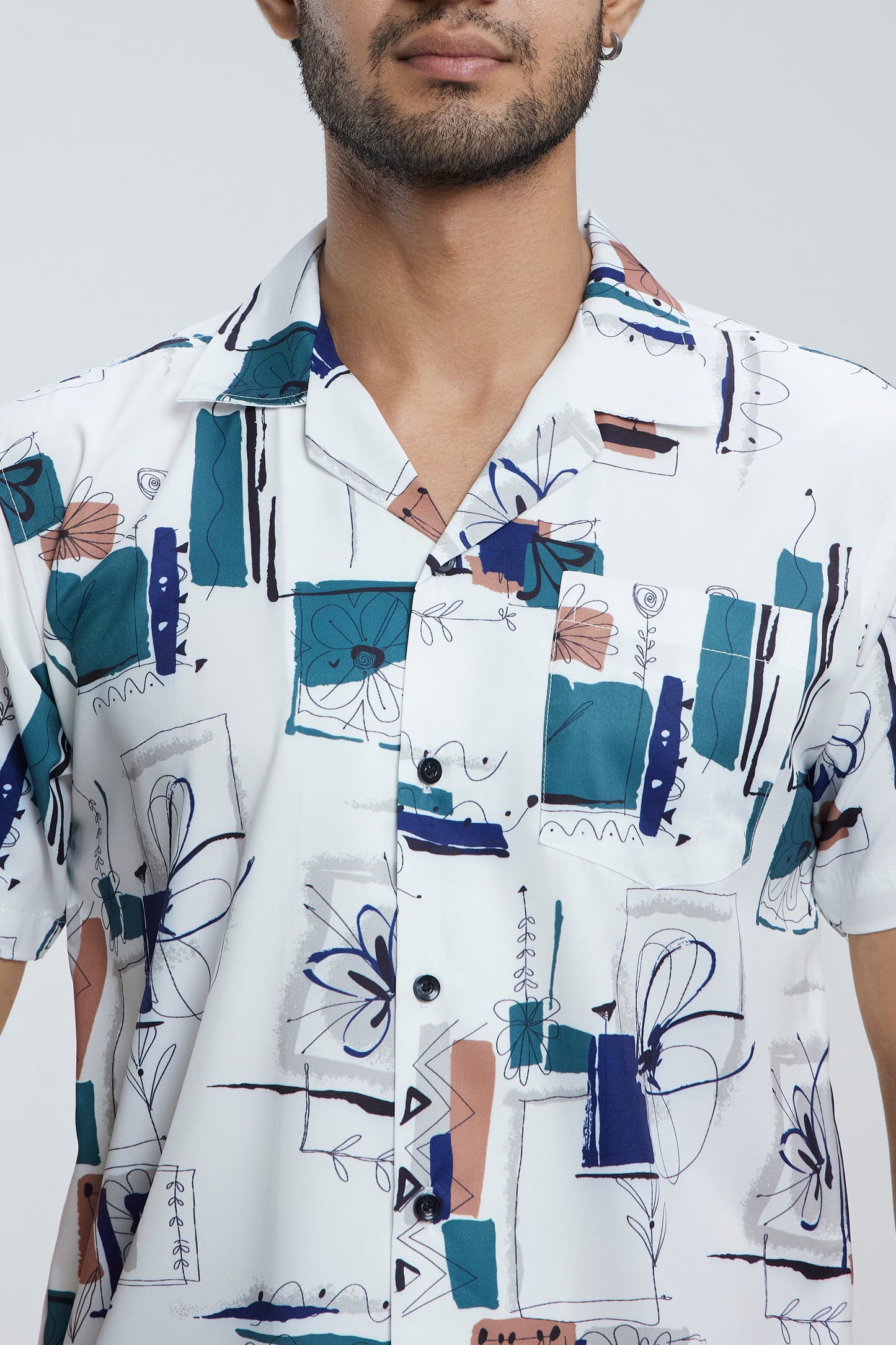 Fun men short sleeve shirt