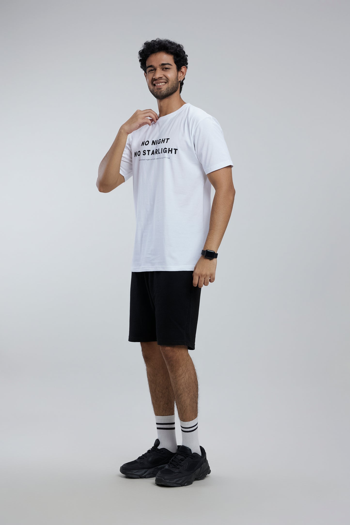Cotton round neck T-shirt