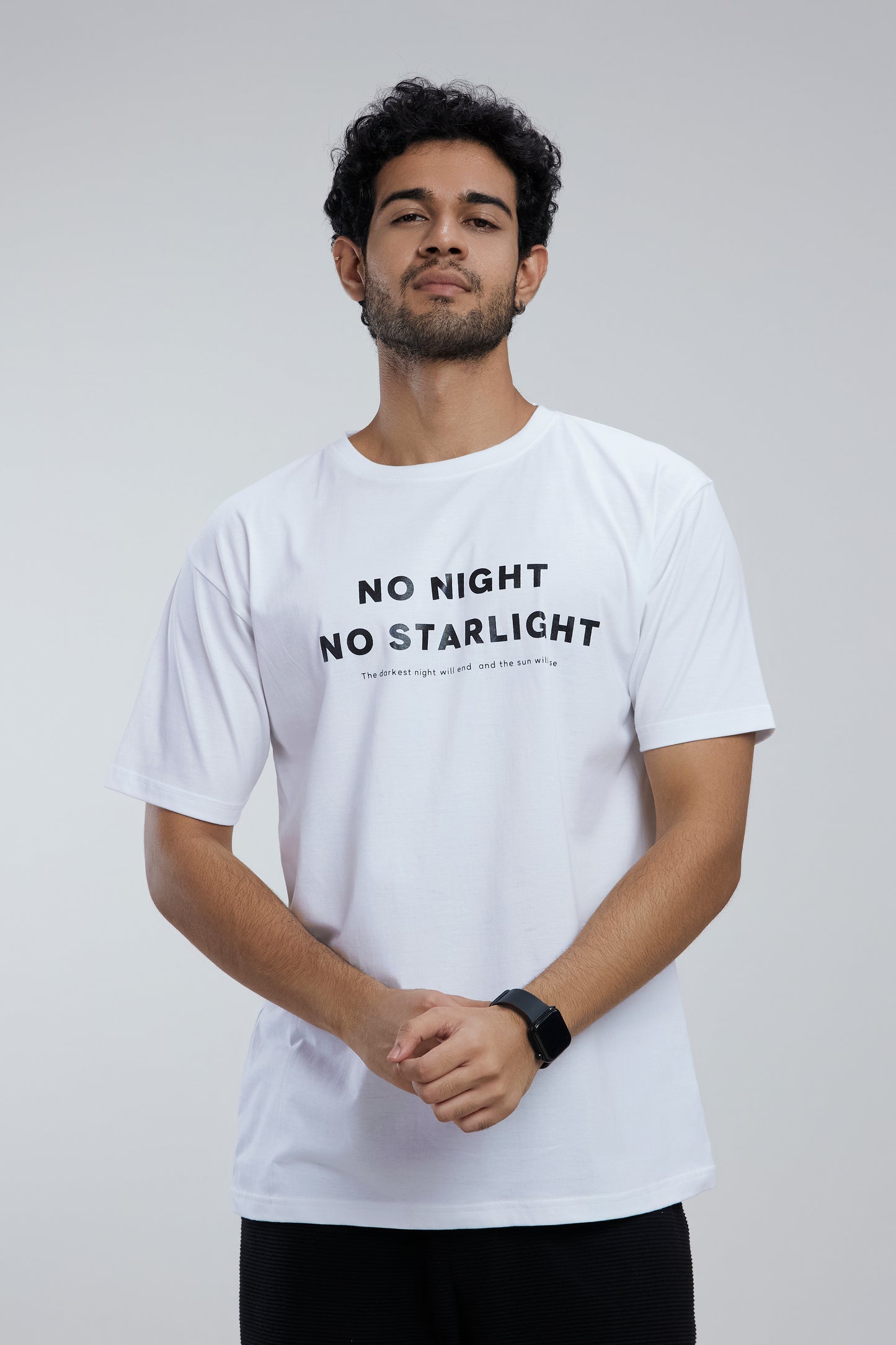 Cotton round neck T-shirt