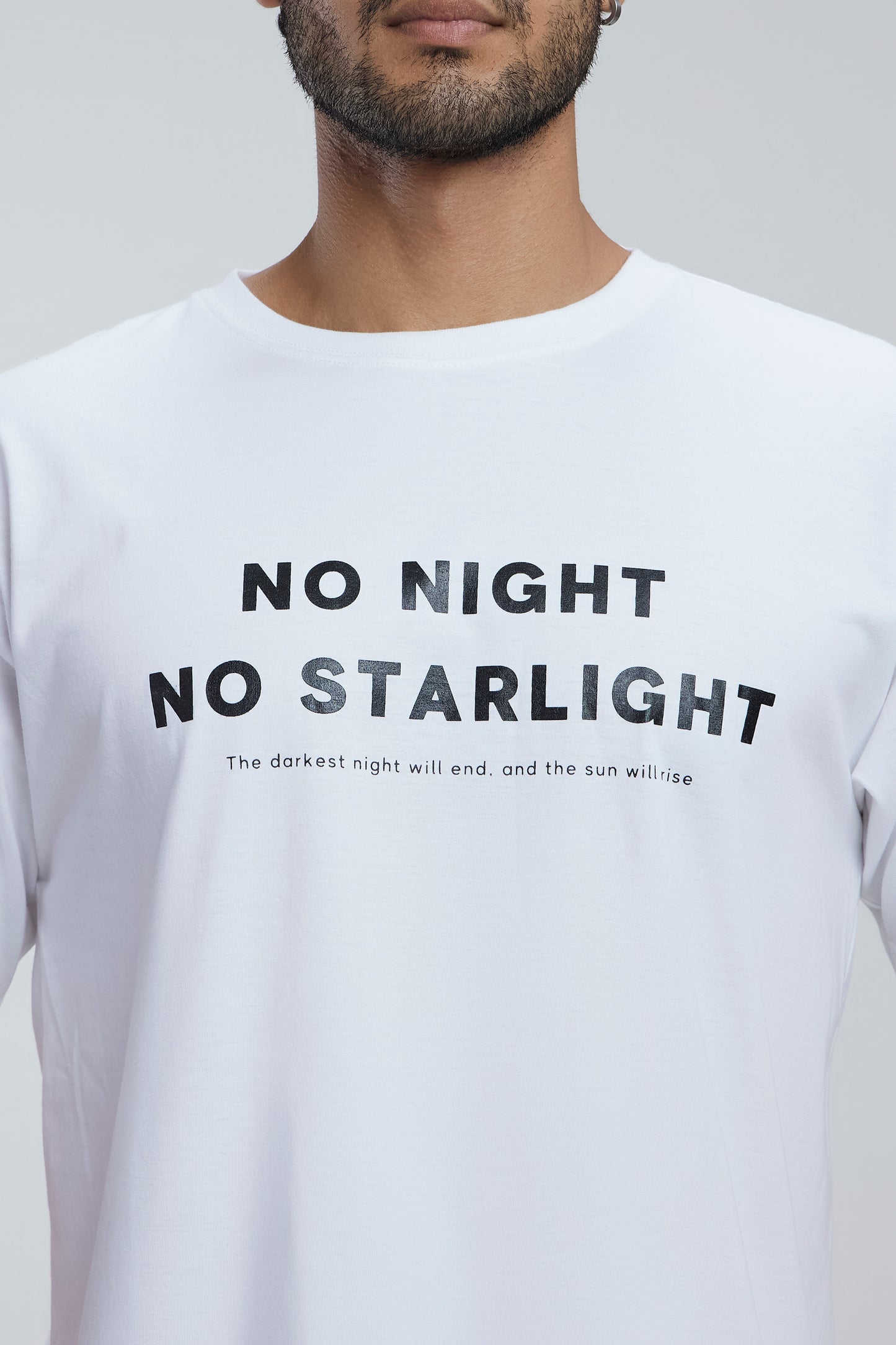 Cotton round neck T-shirt