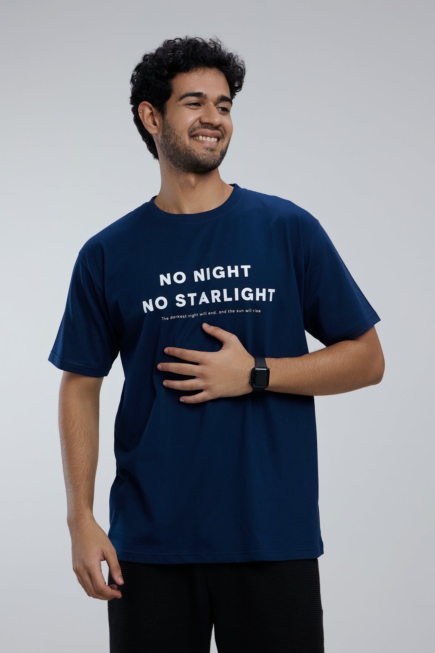 Cotton round neck T-shirt