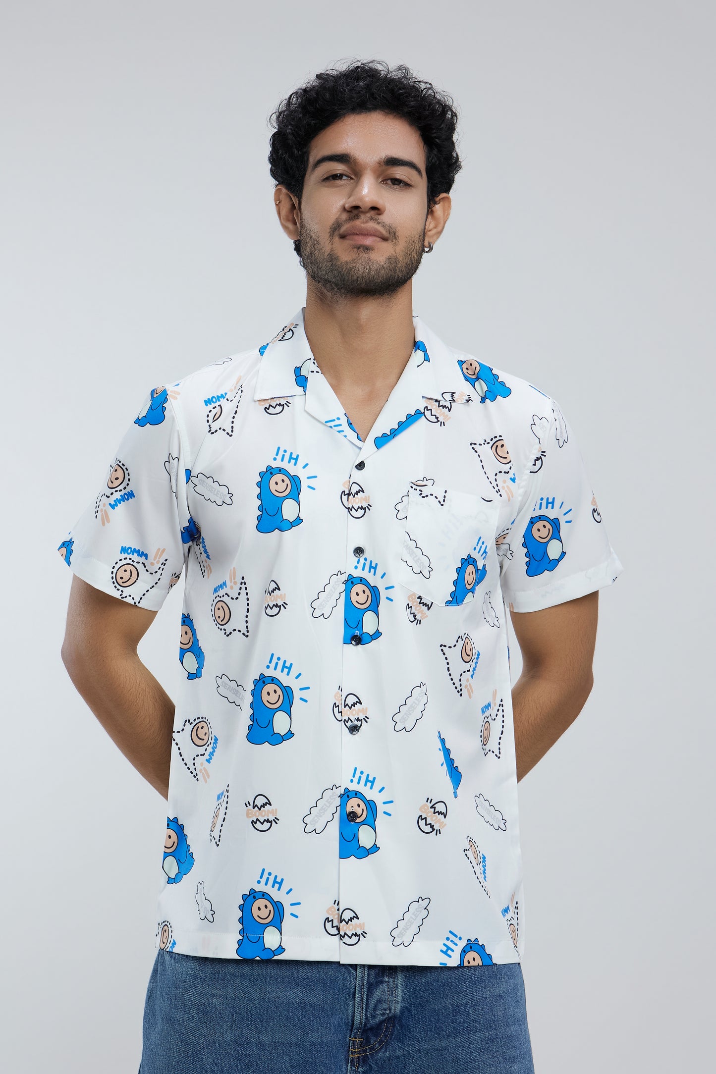 Fun men short sleeve shirt