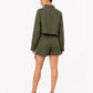 Plaid & Lace luxe skort set
