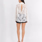 Lace Me Away Button-Up Shirt