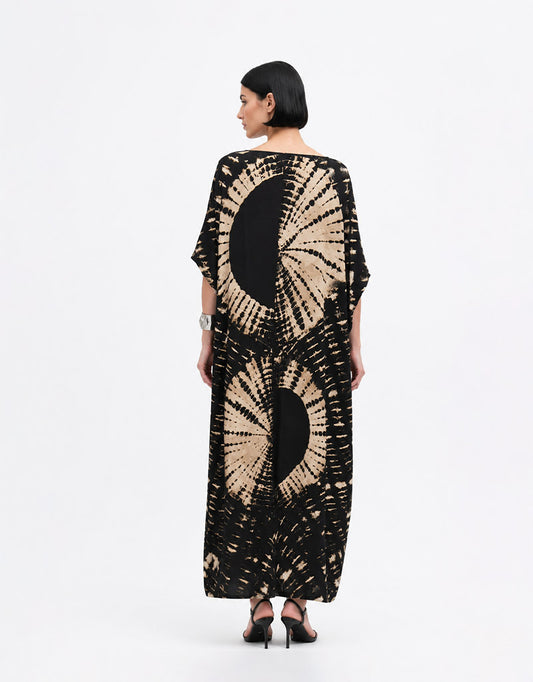Sunburst Noir Kaftan