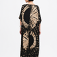 Sunburst Noir Kaftan