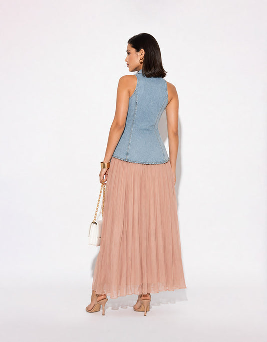 Denim Dreams & Blush Breeze Co-ord Sets