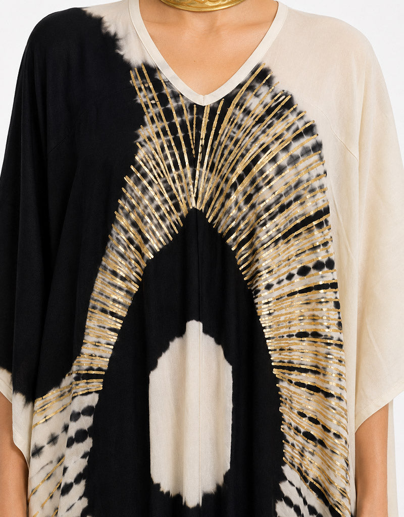 Noir Radiance Kaftan