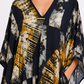 Sunset abstract kaftan