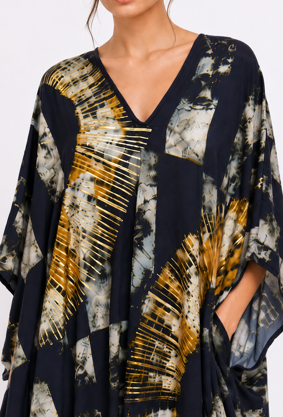Sunset abstract kaftan