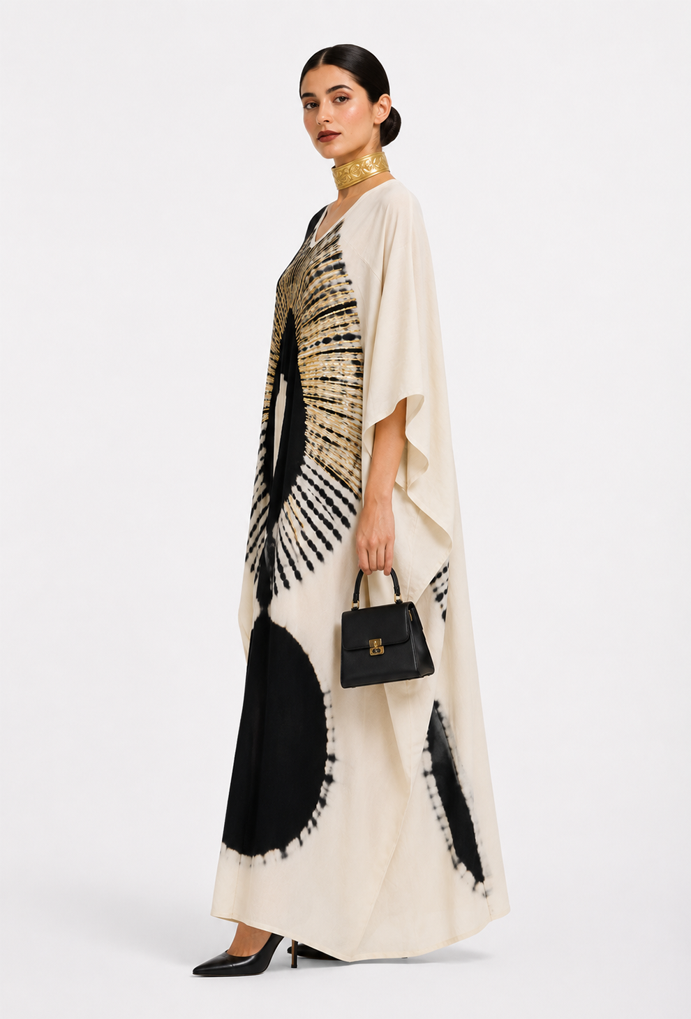 Noir Radiance Kaftan