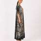 Noir Gold Panel Tie-Dye Luxe Kaftan