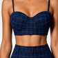 Midnight Grid Elegance Set