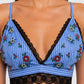Azure Blossom Embellished Set