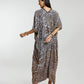 Gold Foil Small Dots Muslin Kaftan