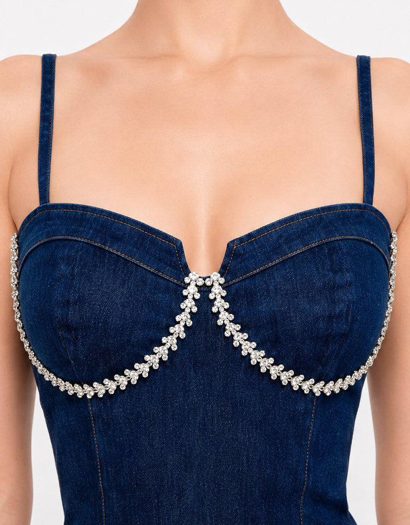 The Starlet Denim Mini